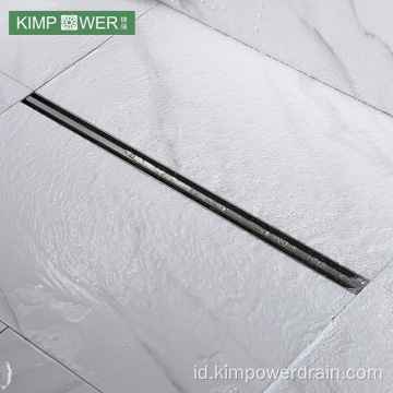 30mm selebar stainless steel kamar mandi linear shower drain